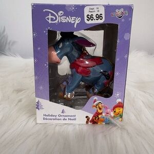 Disney Eeyore Holiday Ornament - Blue and Red